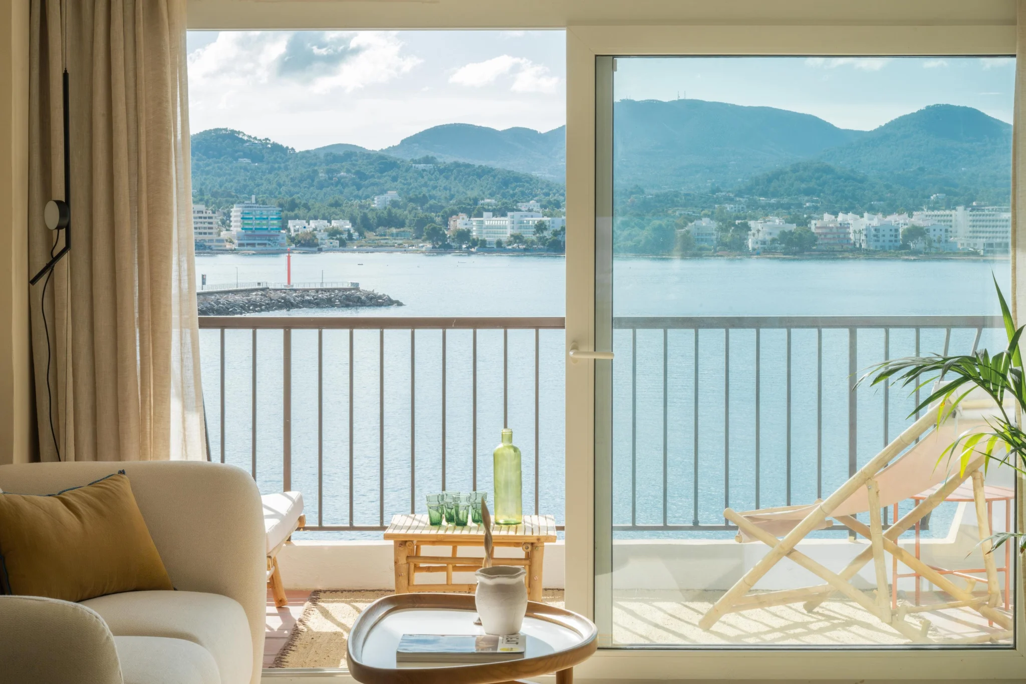 Beautifully renovated 2-bedroom apartment with stunning sea views, for sale in San Antonio, Ibiza